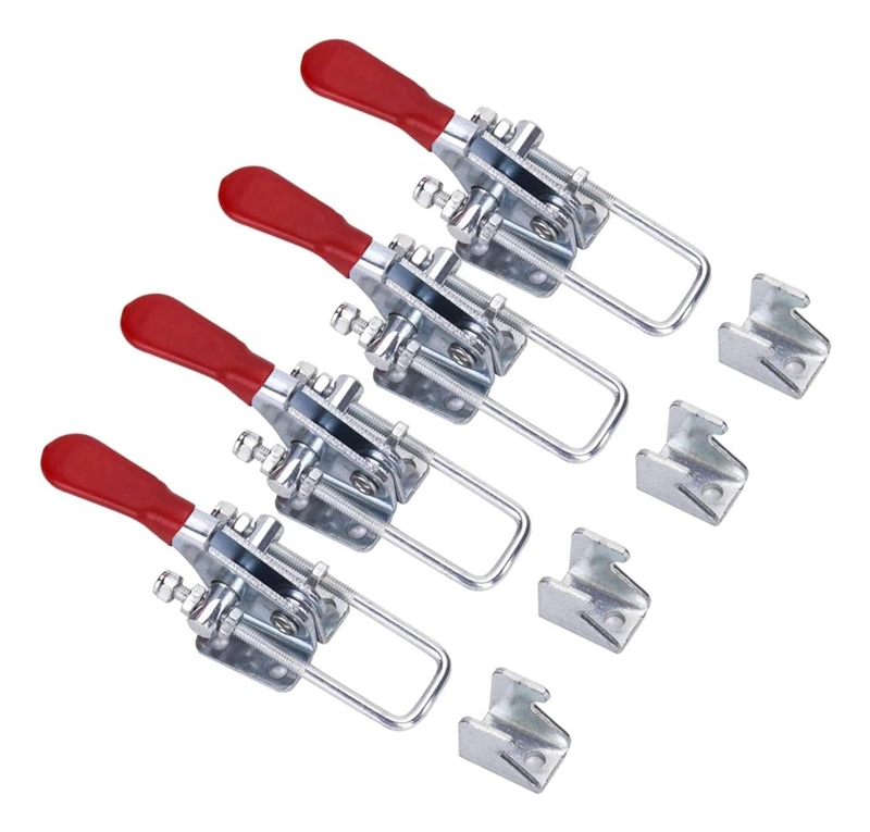 4 ABRAZADERAS SUJETADORAS DE PALANCA LIBERACION RAPIDA 160KG - 1