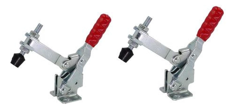 PACK 2 CLAMP PRESION VERTICAL GH-12130 227KG TIRADOR RAPIDO - 1