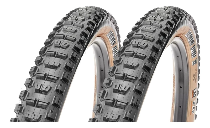 PACK 2 NEUMATICO MAXXIS MINION DHR II SKINWALL 27.5X2.40WT MARRON - 5
