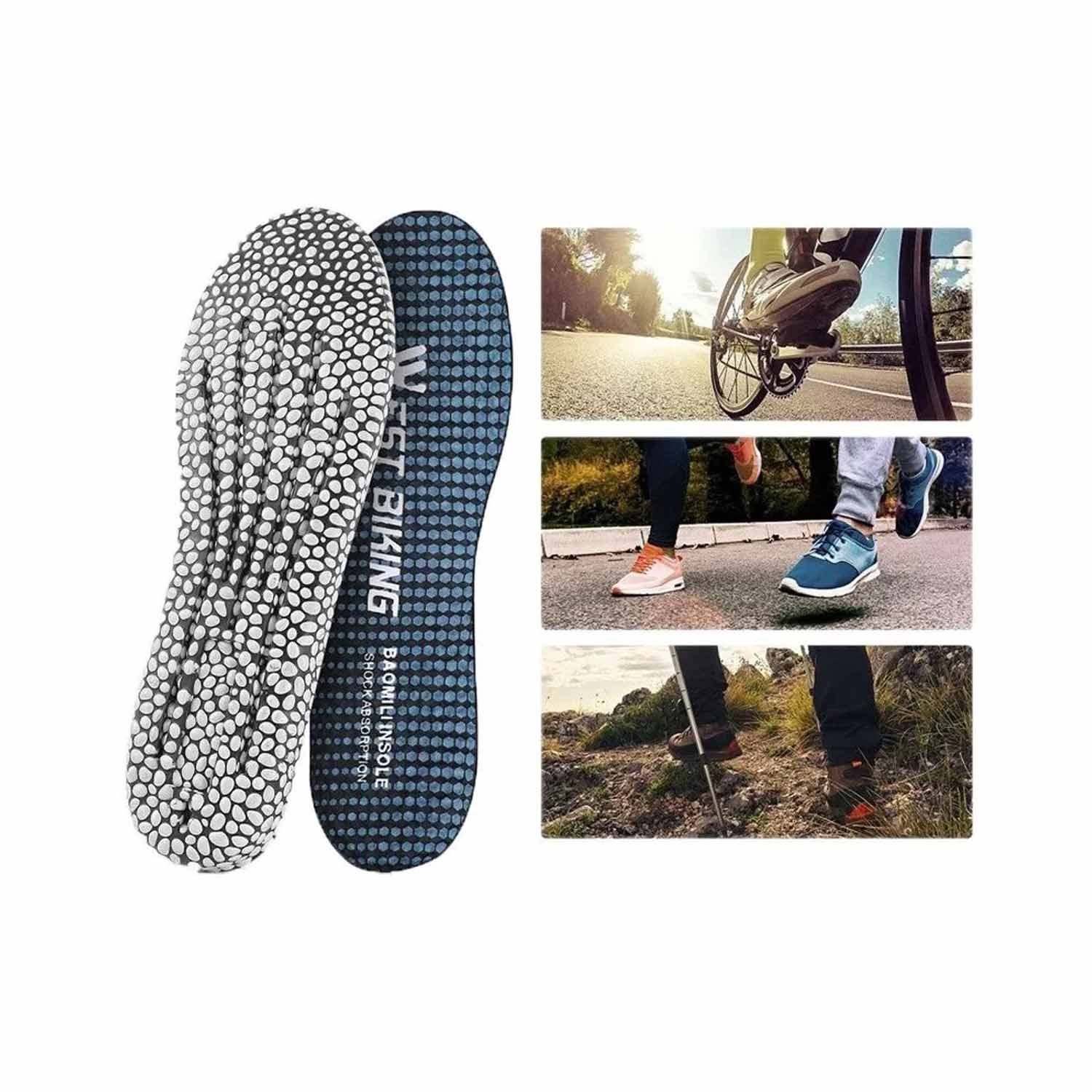 PLANTILLAS SPORT TRANSPIRABLES ALTO IMPACTO CICLISMO RUNNING - 1