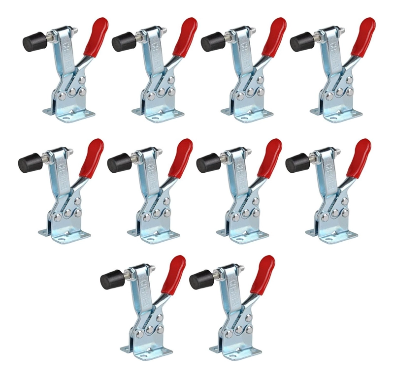 PACK 10 CLAMP PRESION VERTICAL GH-201B 100KG TIRADOR RAPIDO - 1