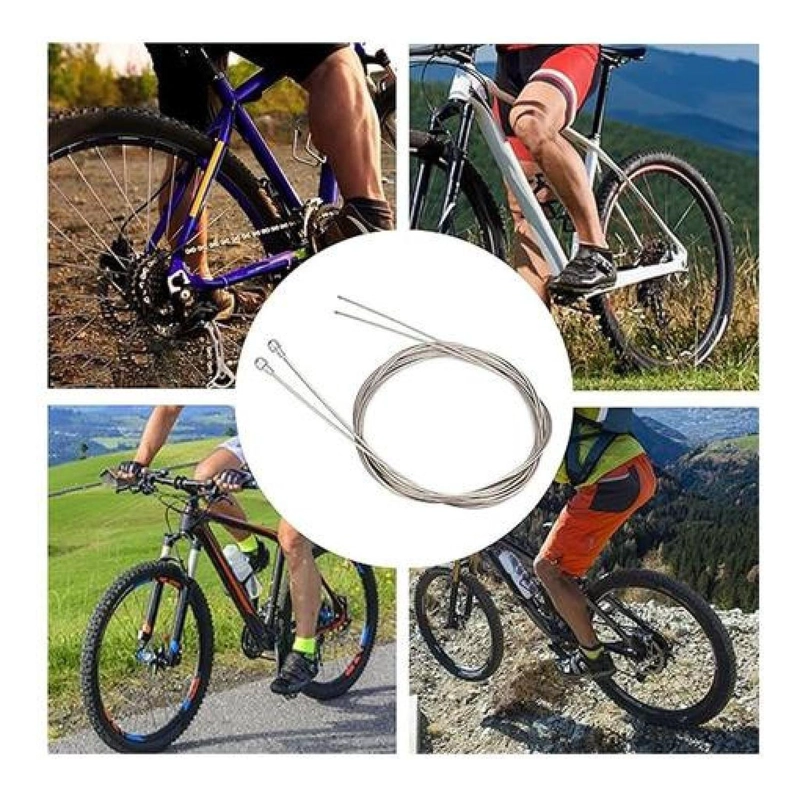 CABLE FRENO TRASERO SHIMANO ACERO 2050 MM BICICLETA MTB - 4