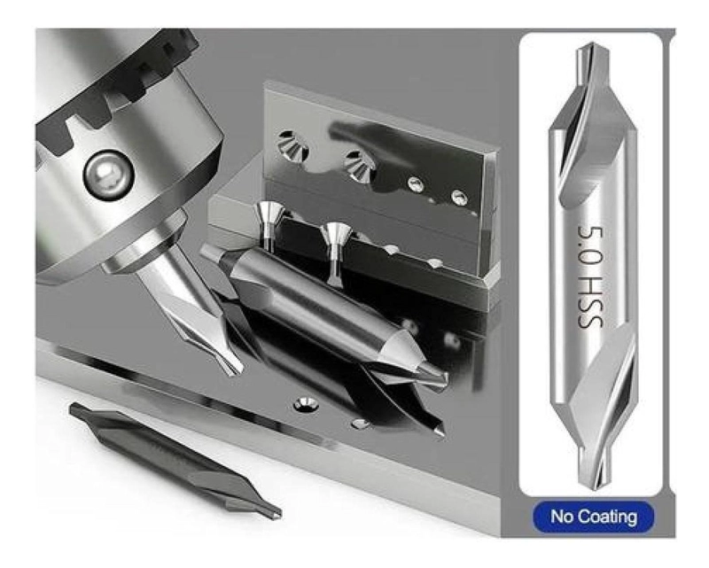 SET HERRAMIENTAS BROCAS 8 PIEZAS 1-8 MM CENTRO PERFORACION METAL HSS - 4