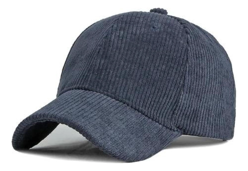 GORRA ALGODÓN COTELÉ JOCKEY UNISEX CLÁSICO CASUAL - 1