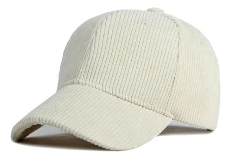 GORRA ALGODÓN COTELÉ JOCKEY UNISEX CLÁSICO CASUAL - 1