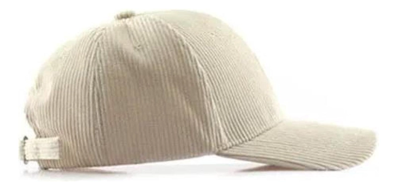 GORRA ALGODÓN COTELÉ JOCKEY UNISEX CLÁSICO CASUAL - 2