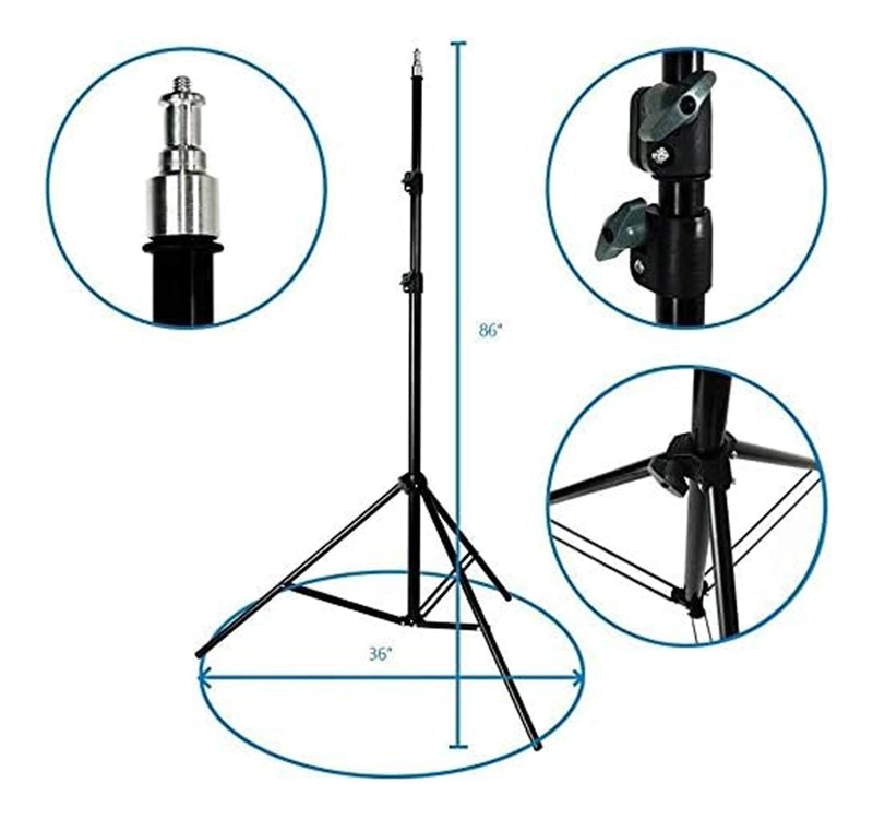 POTENTE PANEL LUZ LED U800 + 2 BATERIAS + TRIPODE FOTOGRAFIA - 4