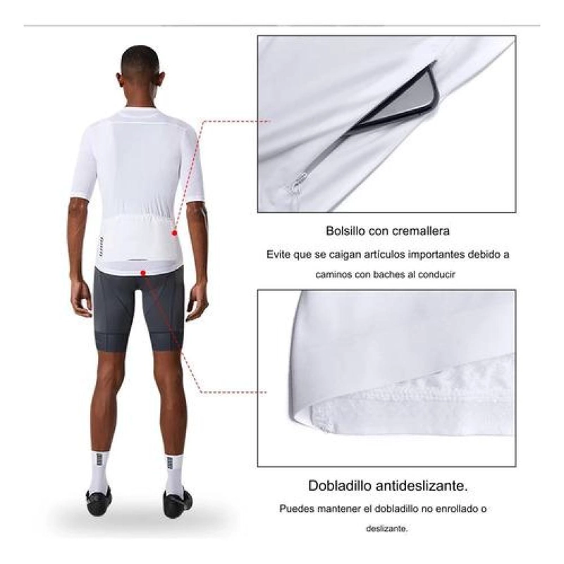 TRICOTA CON 4 BOLSILLOS HOMBRE SALOMON YKYWBIKE MTB RUTA MALLIOT POLERA - 4
