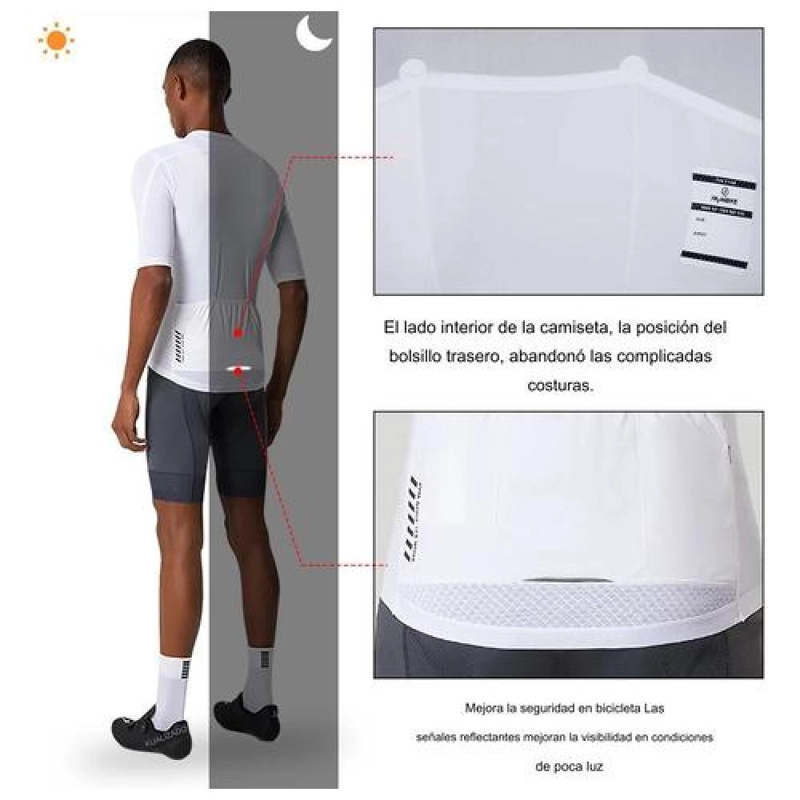 TRICOTA CON 4 BOLSILLOS HOMBRE SALOMON YKYWBIKE MTB RUTA MALLIOT POLERA - 5