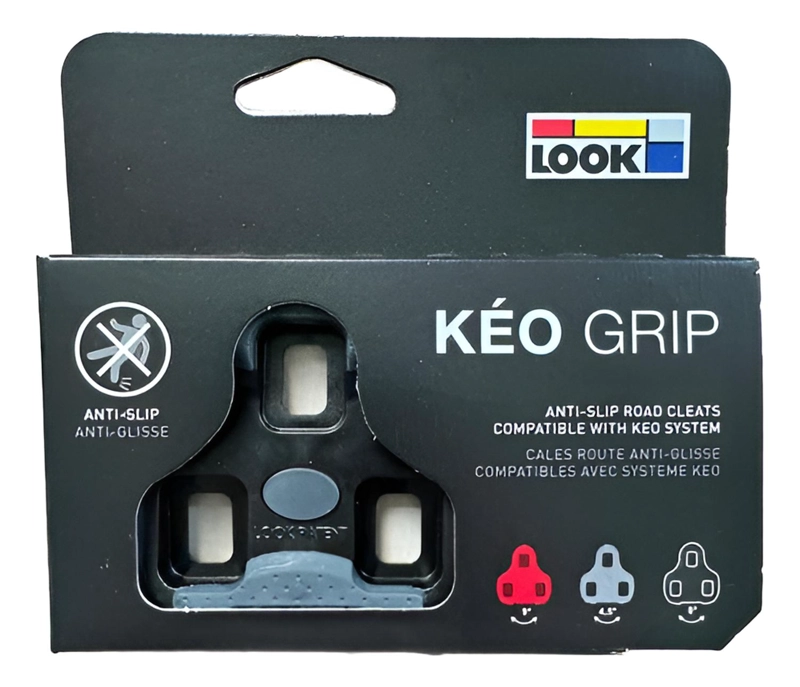 CALAS LOOK KEO GRIP 0° ANTIDESLIZANTE BICICLETA RUTA PISTA NEGRO - 1