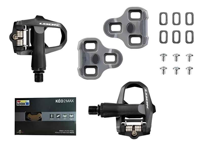 PEDALES LOOK KÉO 2 MAX + CALAS GRIP RUTA BICICLETA KÉO 2 MAX + CALAS KEO GRIP - 1