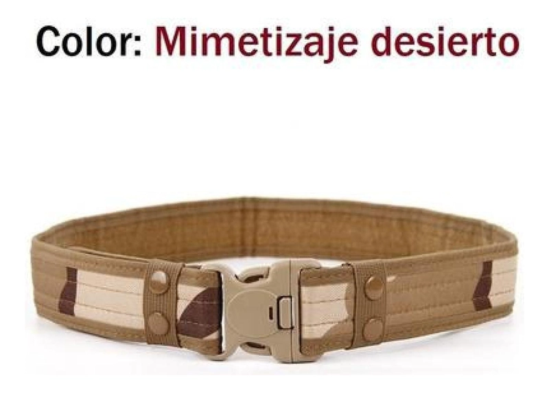 CINTURÓN TÁCTICO PARA USO MILITAR AIRSOFT Y OUTDOOR - 2