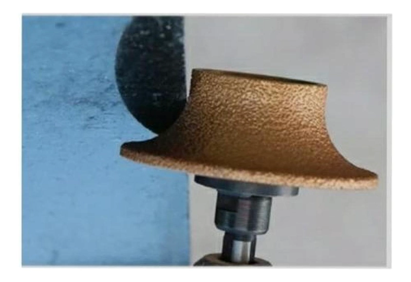 DISCO DIAMANTADO BORDE SEMI CIRCULAR ESMERIL GRANITO MARMOL DORADO OSCURO - 2