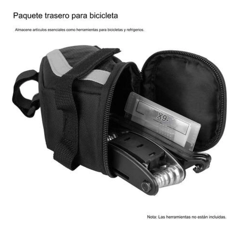 BOLSO OZONO TRASERO 1.5 LT TUBO SILLÍN IMPERMEABLE BICICLETA - 5