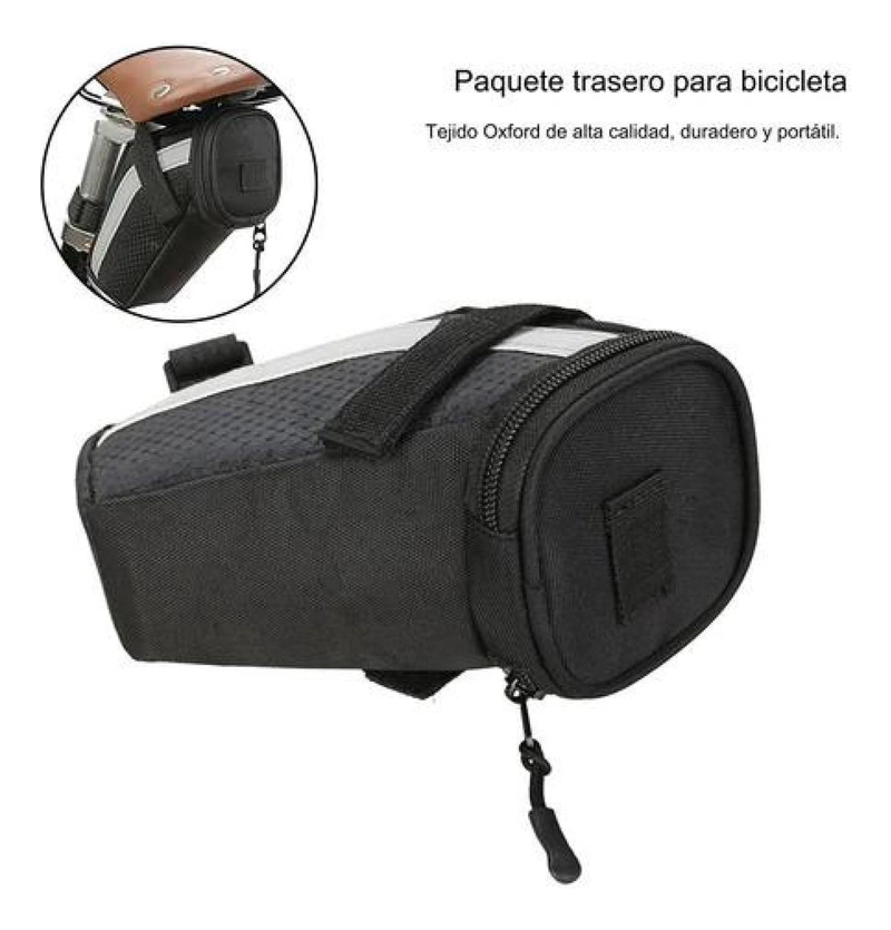 BOLSO OZONO TRASERO 1.5 LT TUBO SILLÍN IMPERMEABLE BICICLETA - 7