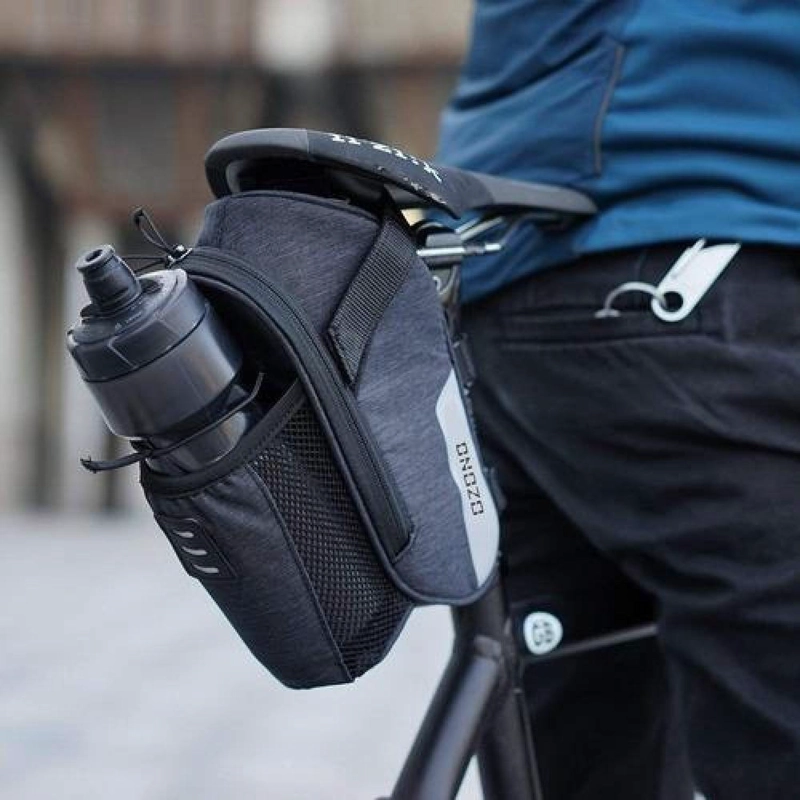BOLSO TRASERO 2LT SILLÍN IMPERMEABLE BICICLETA PORTA BOTELLA - 4