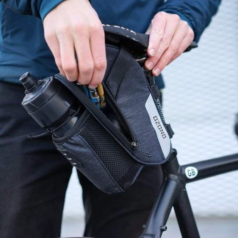 BOLSO TRASERO 2LT SILLÍN IMPERMEABLE BICICLETA PORTA BOTELLA - 6