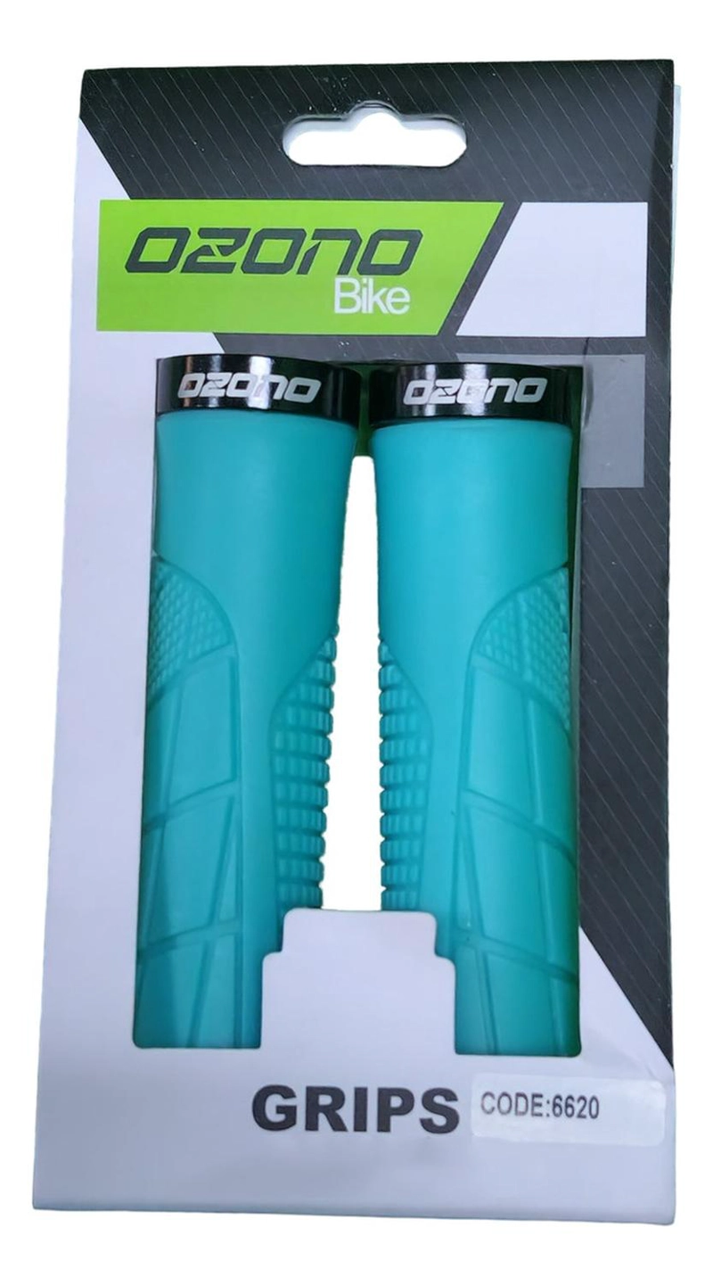PUÑOS OZONO SILICONA ERGONÓMICOS MTB LOCK GRIP MANILLAR EMPUÑADURA - 2