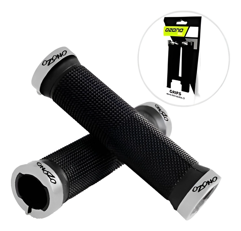 PUÑOS OZONO BICICLETA DOBLE LOCK GRIP MANILLAR MTB - 1