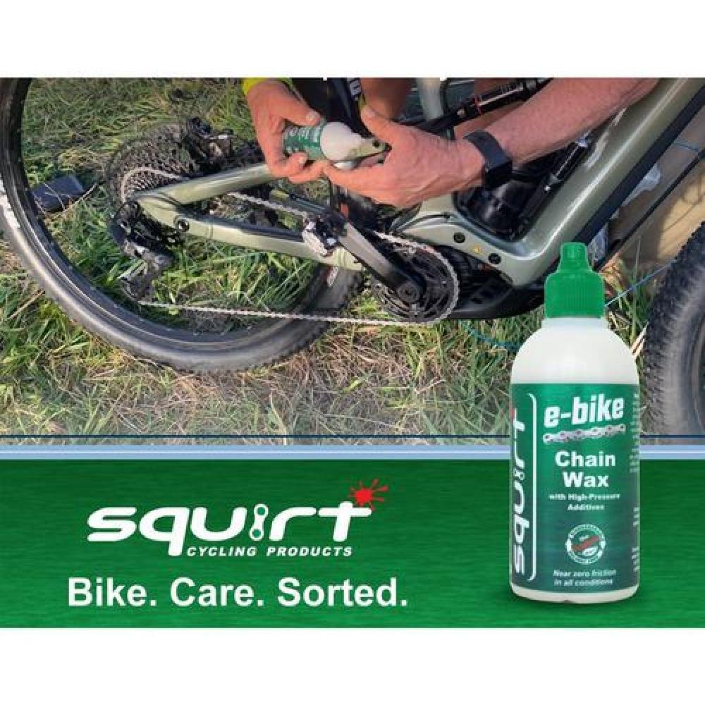 LUBRICANTE DE CADENA SQUIRT WAX E-BIKE 120ML BICICLETA - 3