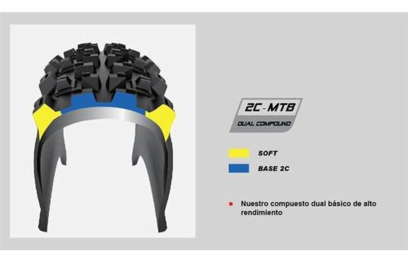 NEUMÁTICO CHAOYANG ROCK WOLF 26X2.35 TR MTB ENDURO KEVLAR - 5