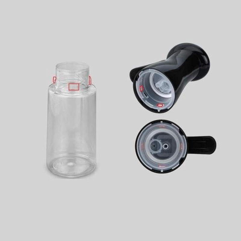 PULVERIZADOR DE VIDRIO ACEITE COCINA DISPENSADOR 200ML SPRAY NEGRO - 7