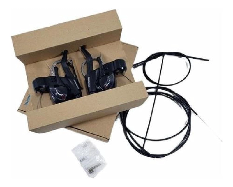 KIT MANILLAS SHIMANO CAMBIO FRENO TOURNEY 3X7V DER IZQ - 2