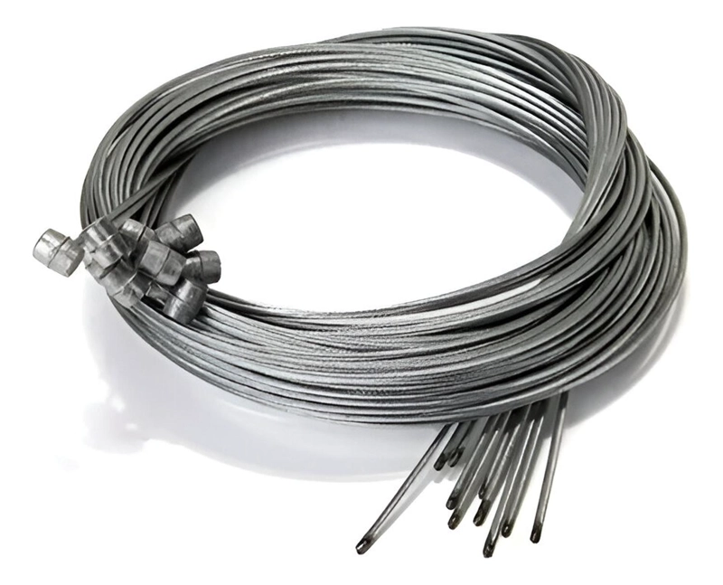 6 CABLES SHIMANO FRENO TRASERO ACERO 2050 MM BICICLETA MTB - 1