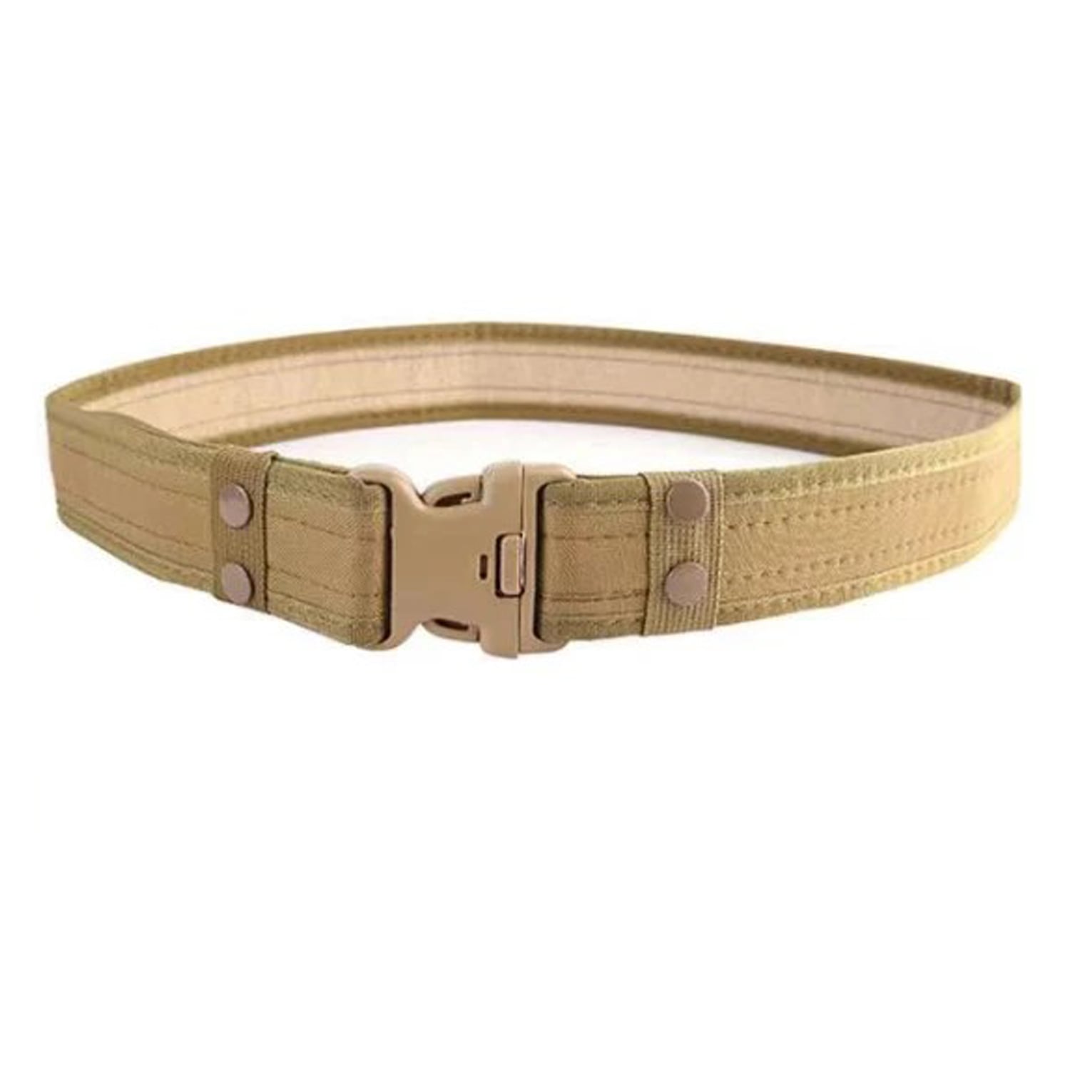 CINTURÓN LONA CAFE TÁCTICO PARA USO MILITAR OUTDOOR Y AIRSOFT - 1