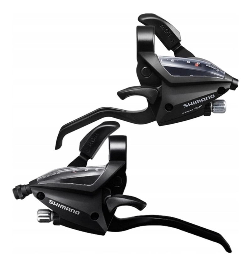 SET MANILLAS SHIMANO ST-EF500 CAMBIO SHIFTER FRENO 3X7V R L - 2