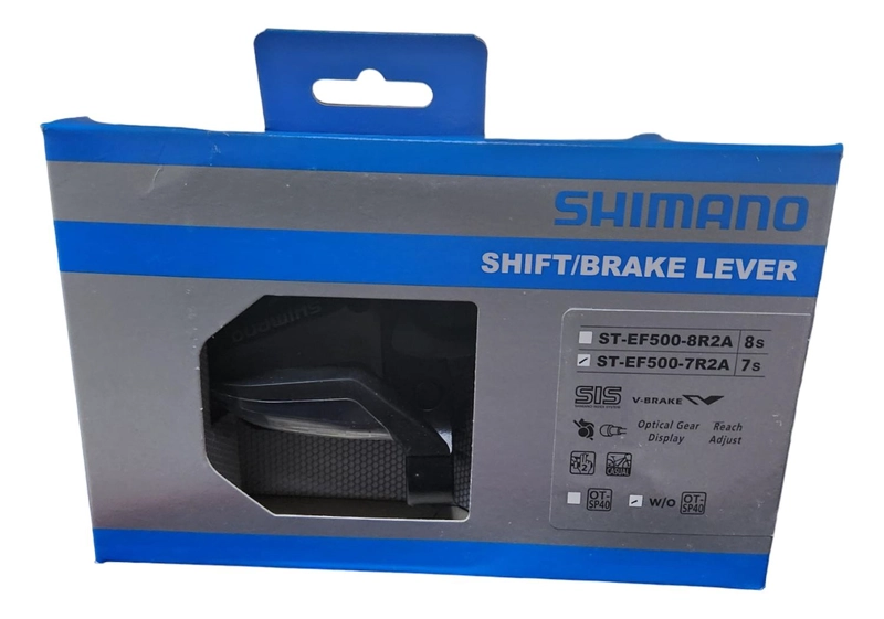 SET MANILLAS SHIMANO ST-EF500 CAMBIO SHIFTER FRENO 3X7V R L - 3