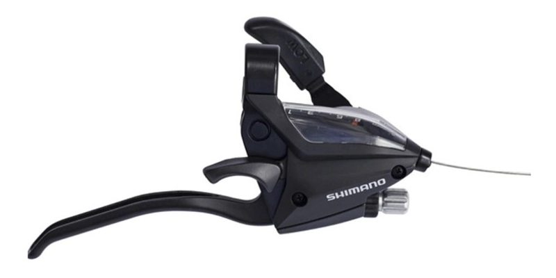 SET MANILLAS SHIMANO ST-EF500 CAMBIO SHIFTER FRENO 3X7V R L - 4
