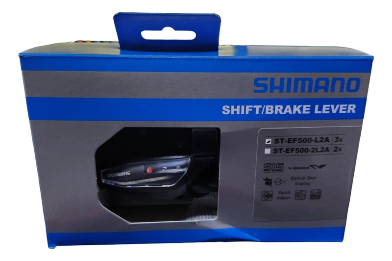 SET MANILLAS SHIMANO ST-EF500 CAMBIO SHIFTER FRENO 3X7V R L - 6