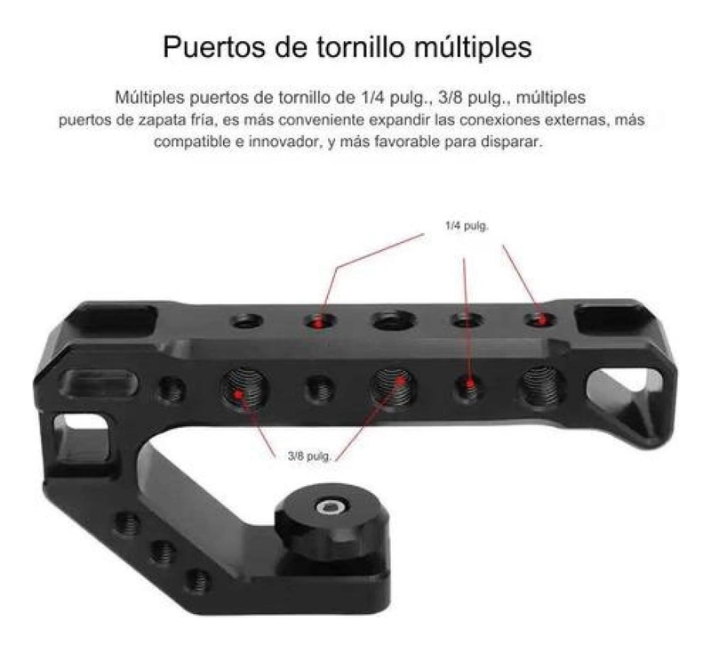 SOPORTE MANUAL DE CÁMARAS MICRÓFONO LUCES SLR ESTABILIZADOR - 2