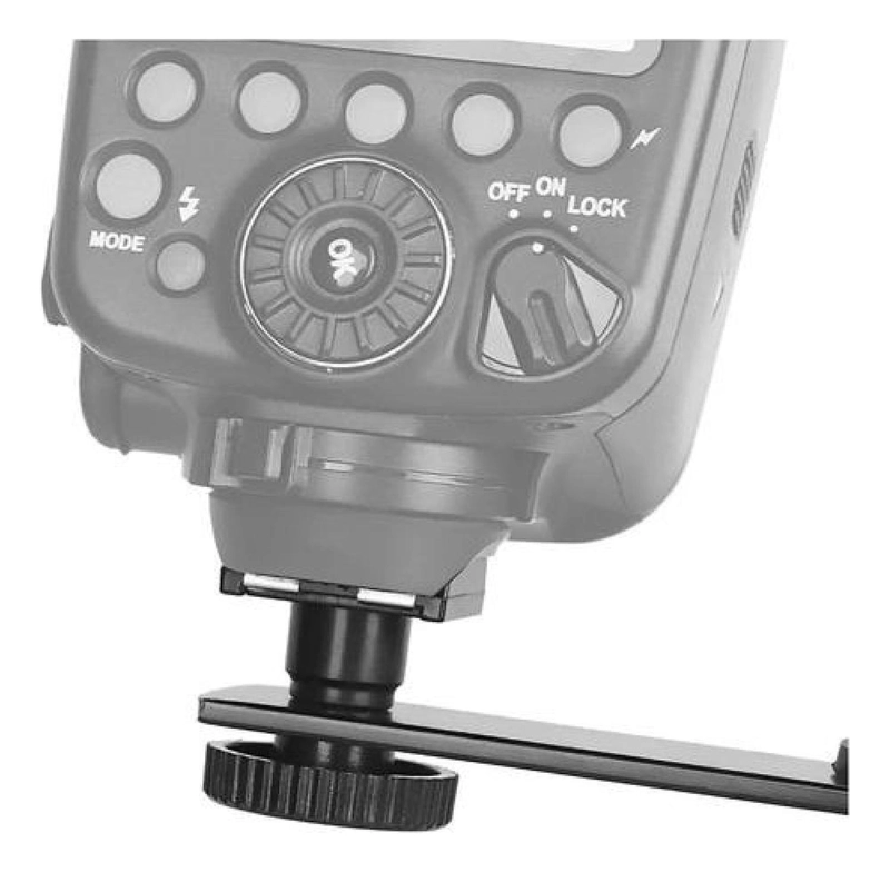 PLACA UNIVERSAL DOBLE ZAPATA CÁMARA DSLR ROSCA 1/4 MICRÓFONO - 7