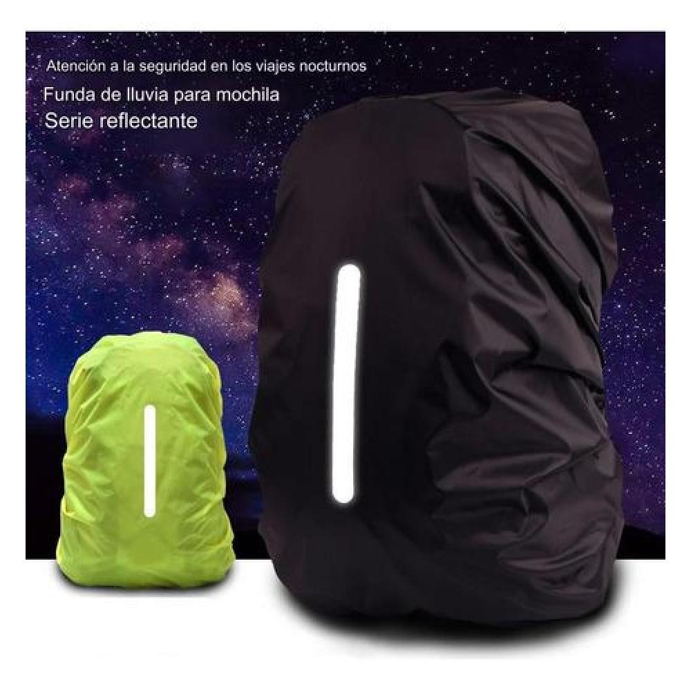 FUNDA CUBRE MOCHILA IMPERMEABLE REFLECTANTE 8-17 LITROS - 3