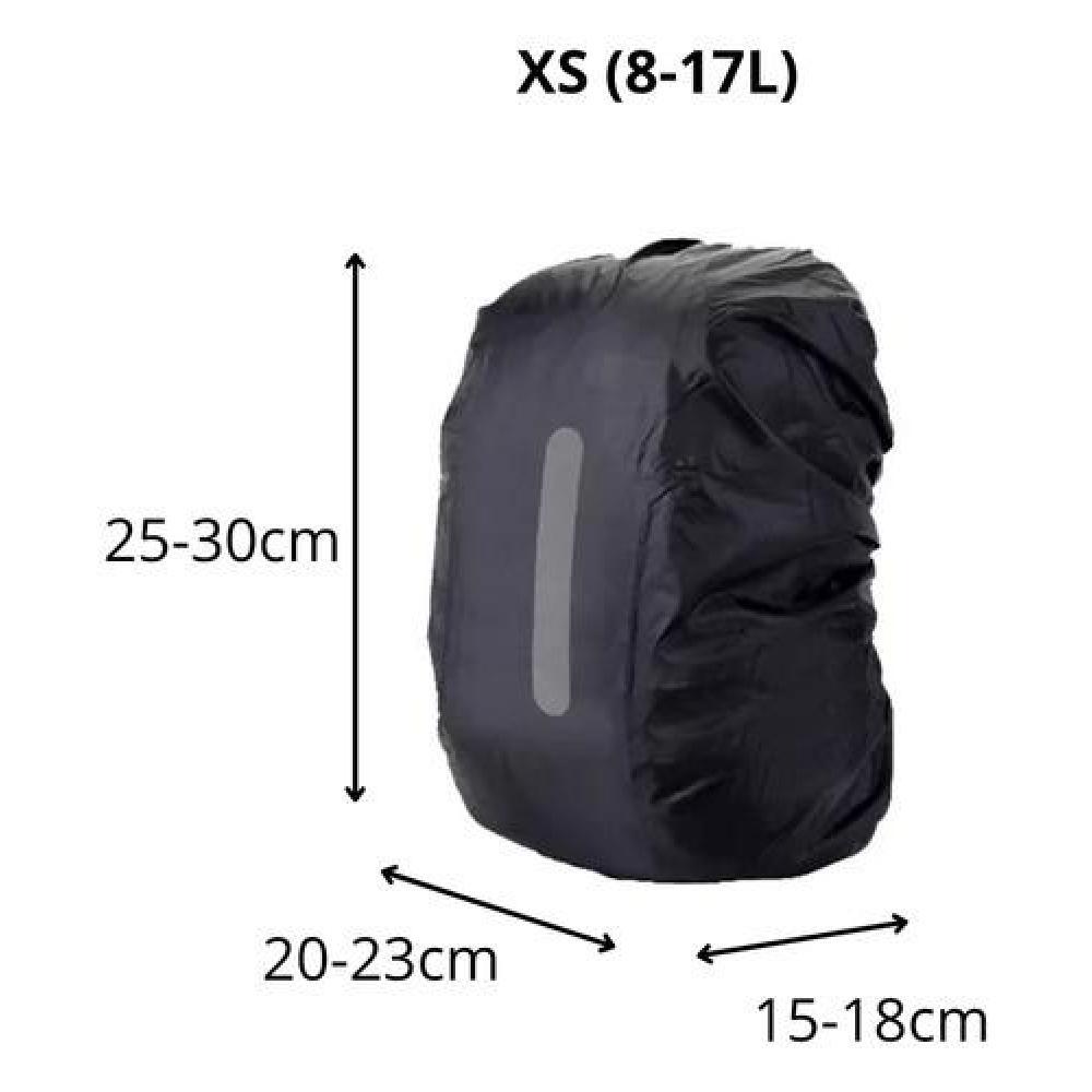 FUNDA CUBRE MOCHILA IMPERMEABLE REFLECTANTE 8-17 LITROS - 9