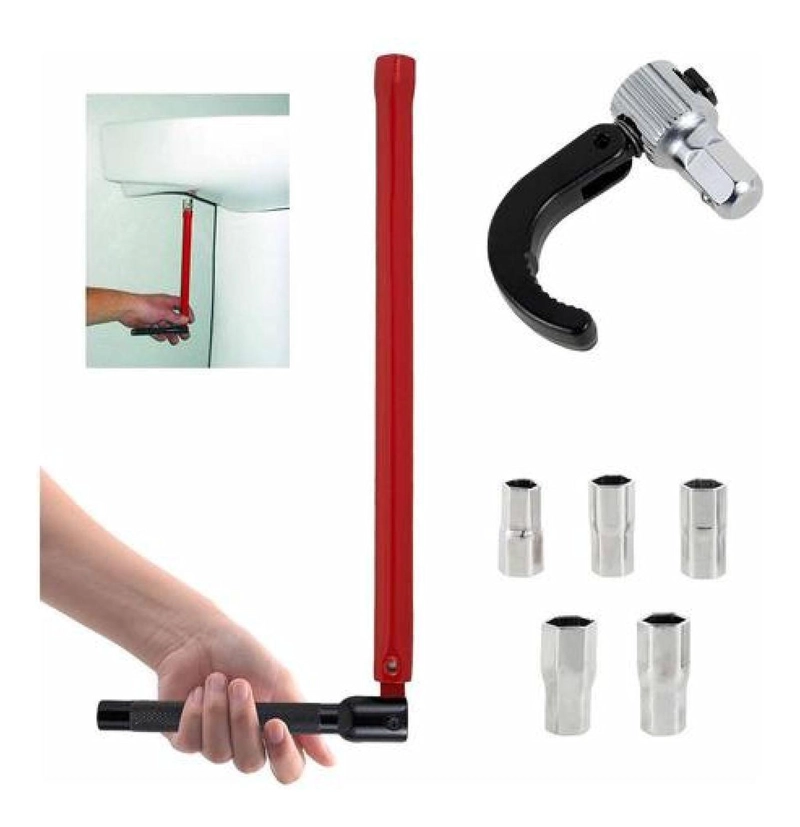 LLAVE AJUSTABLE PARA GRIFOS Y LAVAMANOS GASFITER LAVAPLATOS - 1