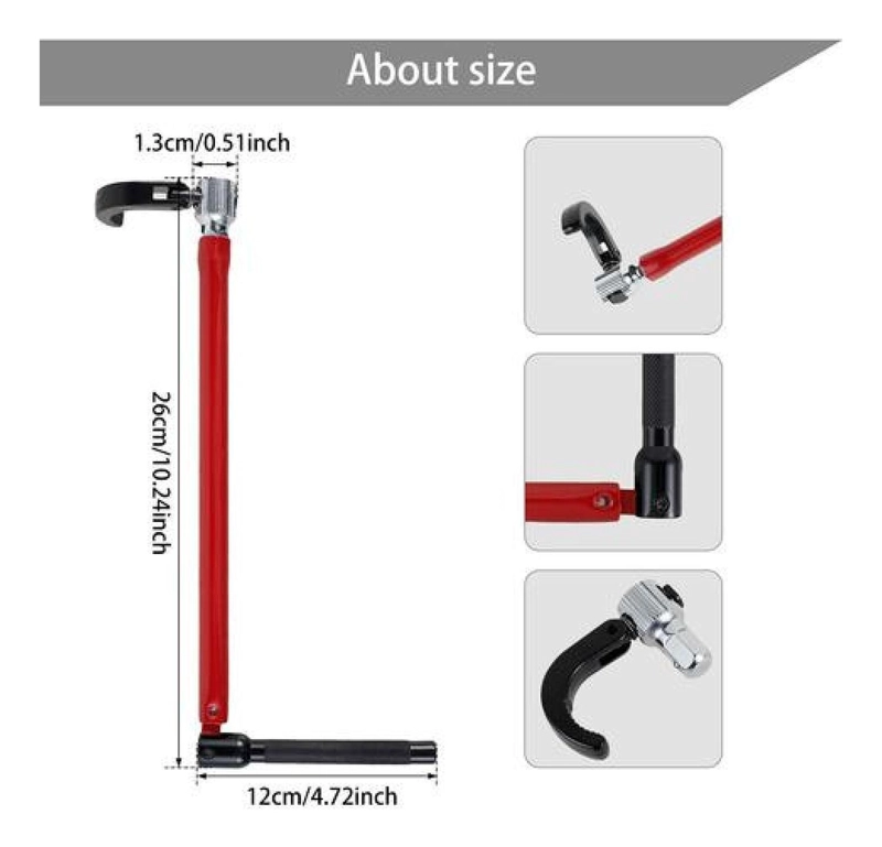 LLAVE AJUSTABLE PARA GRIFOS Y LAVAMANOS GASFITER LAVAPLATOS - 6