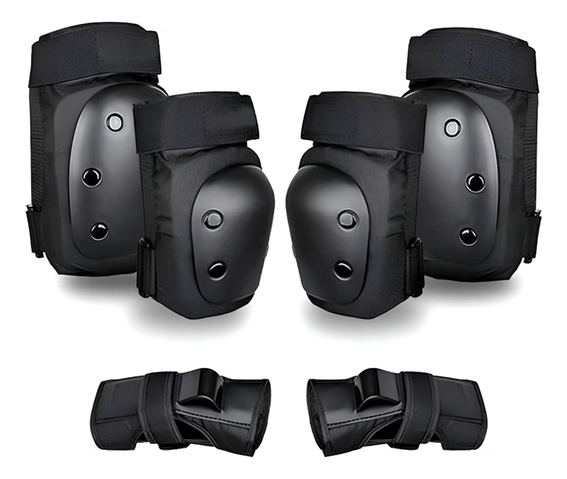 SET PROTECCION ADULTO RODILLERAS CODERAS MUÑEQUERAS ROLLER - 1