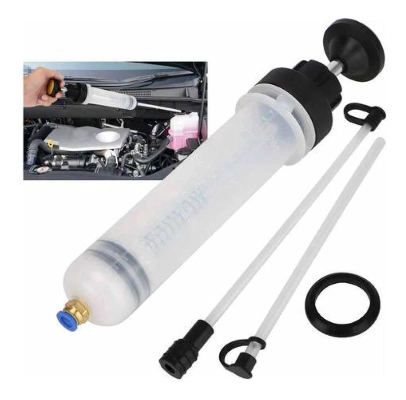 EXTRACTOR ACEITE LIQUIDOS 200CC HERRAMIENTA AUTOS MOTOS - 1