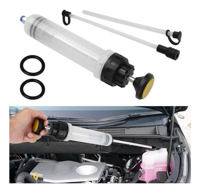 EXTRACTOR ACEITE LIQUIDOS 200CC HERRAMIENTA AUTOS MOTOS - 8