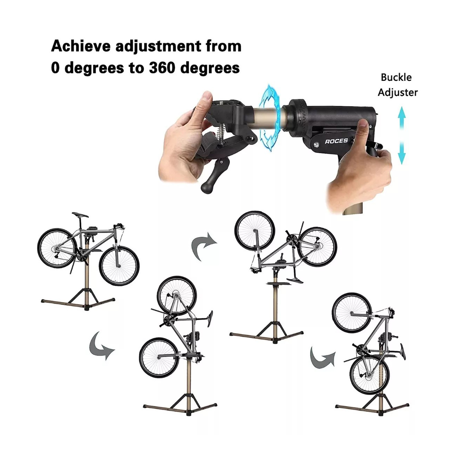 ATRIL PROFESIONAL 360º MANTENCIÓN DE BICICLETA AJUSTABLE - 4