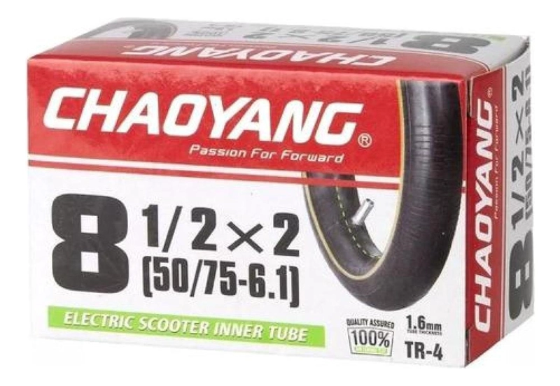 CAMARA CHAOYANG 8 1/2X2 PARA SCOOTER ELE CTRICO VA NEGRO - 3