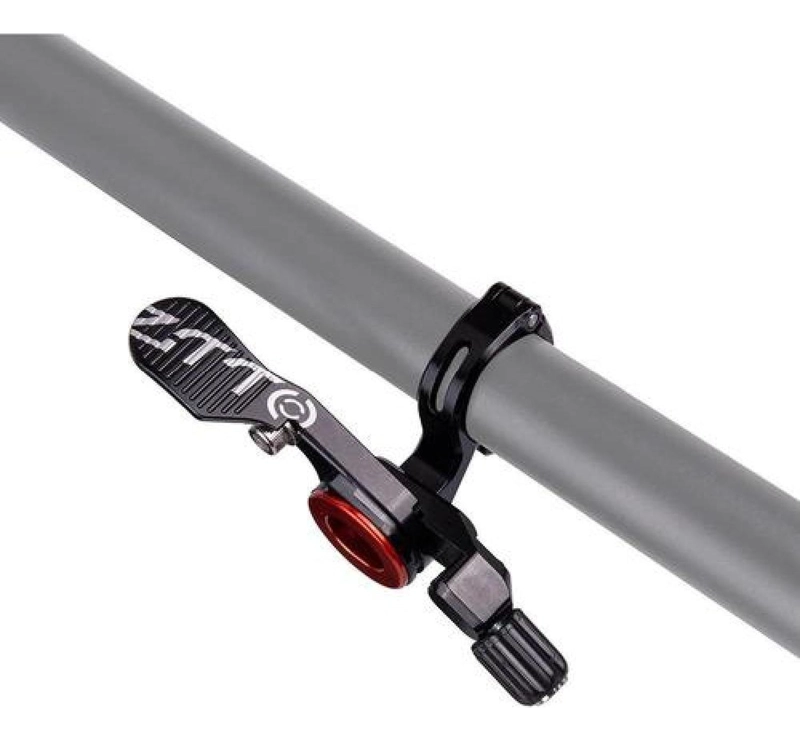 PALANCA DROPPER TIJA TELESCOPICA CONTROL MECANICO BICICLETA - NEGRO/ ROJO - 4