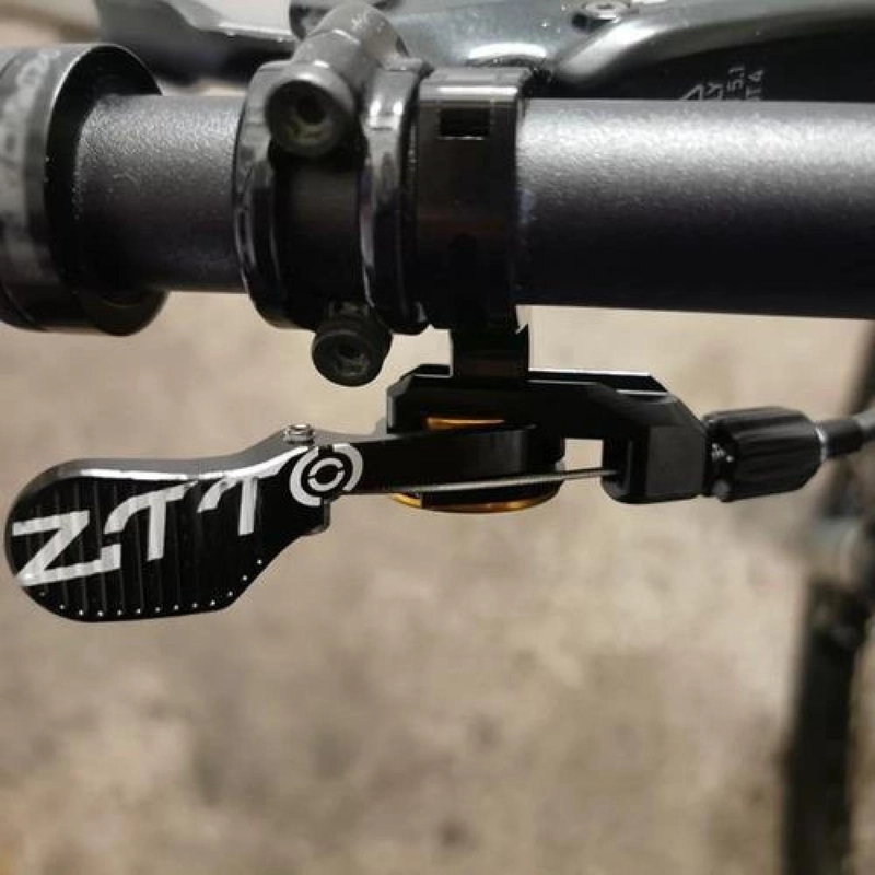 PALANCA DROPPER TIJA TELESCOPICA CONTROL MECANICO BICICLETA - NEGRO/ ROJO - 6