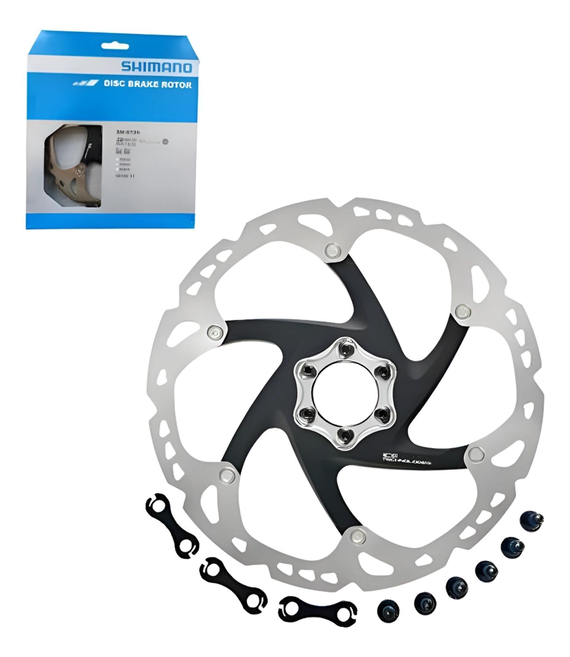 ROTOR SHIMANO RT86 180MM 6 PERNOS ICE TECH MTB FRENO DISCO PLATEADO