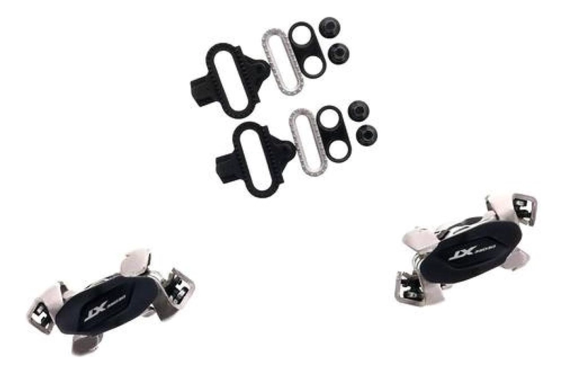 PEDALES SHIMANO DEORE XT PD-M8100 SPD XC MTB CON CALAS SH51 NEGRO - 8