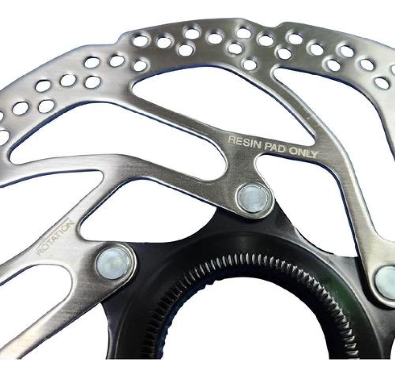 ROTOR FRENO DISCO SHIMANO SM-RT30 180MM CENTER LOCK MTB - PLATEADO - 3