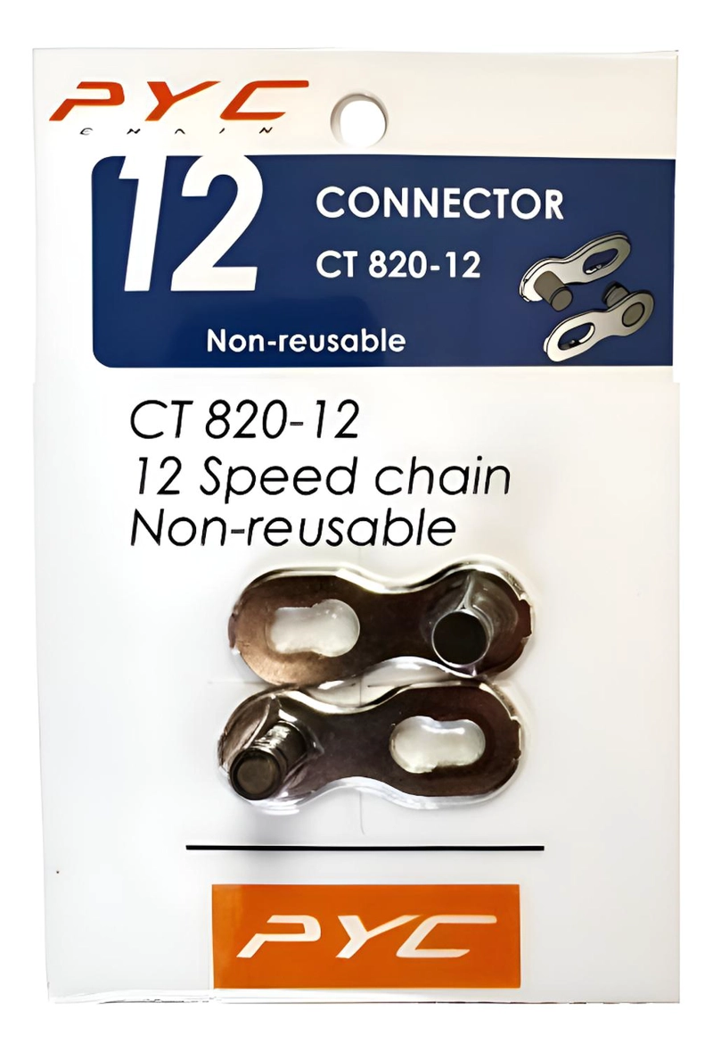 ESLABON RAPIDO PYC MISSING LINK 12V CADENAS SHIMANO SRAM PLATEADO - 1